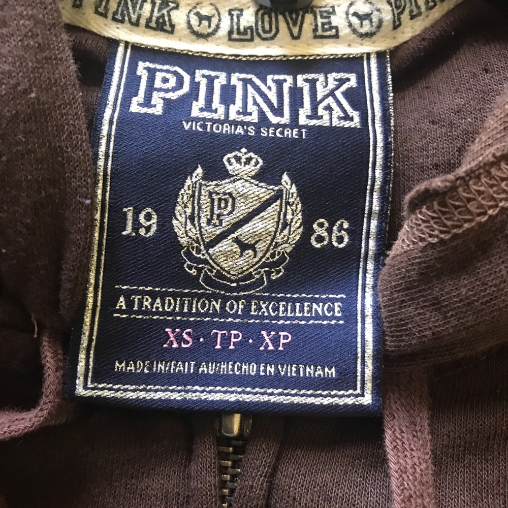 🌺Sale Pink Victoria’s Secret zip up hoodie - Picture 2 of 3